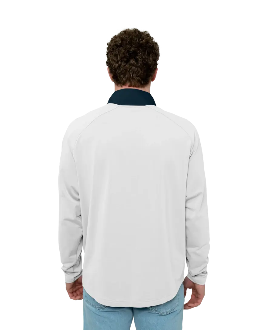 MCC00034 Cutter & Buck Adapt Eco Knit Hybrid Recycled Mens Quarter Zip